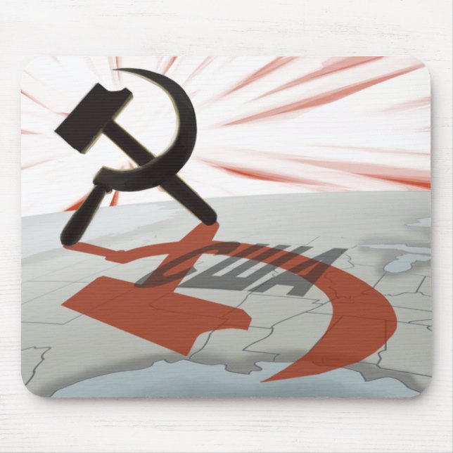 Mousepad "США" América comunista (Frente)