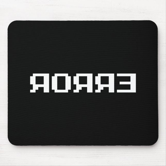 Mousepad Я OЯ Я Eixo | ERRO (Frente)