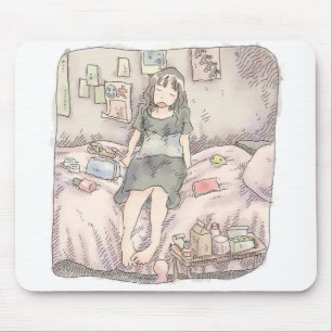 Mousepad さ な む じ 寝 室 さ の ピ ン ク の em em ベ em em ド em に em