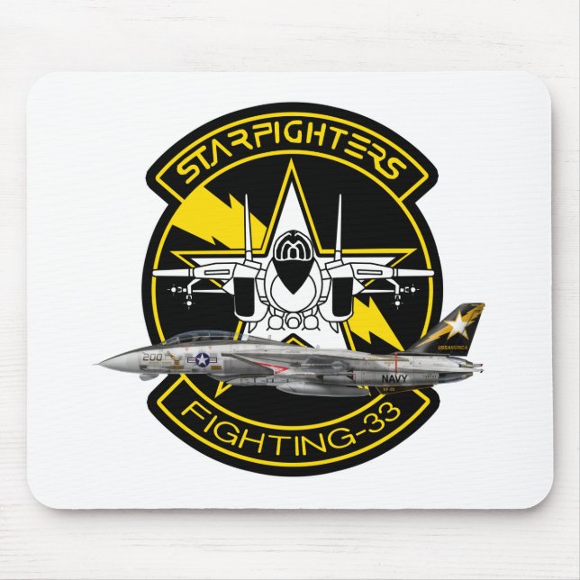 Mousepad ターシアーズ do トムキャット VF-33 de VF-33 Starfighters F-14 (Frente)