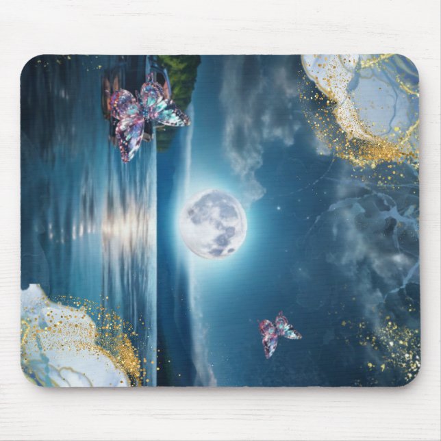 MOUSEPAD マウスパッド（月夜の湖マウスパッド） (Frente)