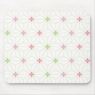 Mousepad 日本の伝統文様 麻の葉文様 Japan traditional
