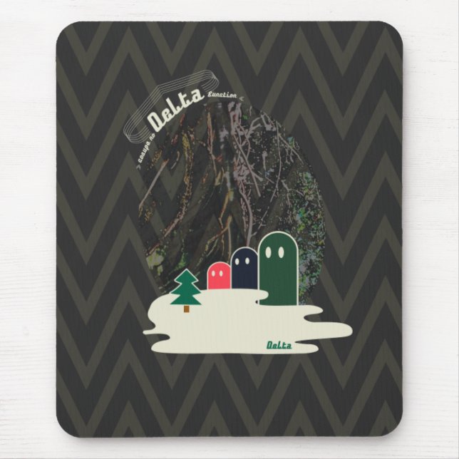 Mousepad 湖の不思議な生き物Delta01typeAマウスパッド (Frente)