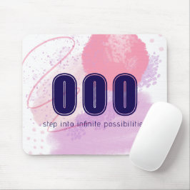 Mousepad 000 Números de anjo Víblias altas com espírito sem