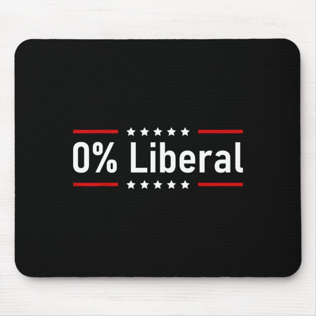 Mousepad 0% Liberal - Declaração de Zero Porcento (Frente)