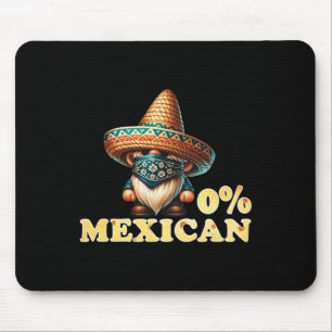 Mousepad 0% Mexicanos Cinco De Mayo Fiesta Sombrero E Musta