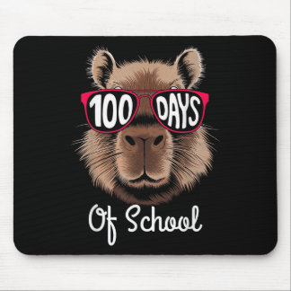Mousepad 100º Dia Da Escola Legal Capybara 100 Dias Mais In