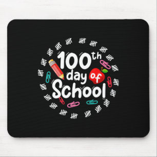 Mousepad 100º Dia Da Escola Para Professores Crianças 100 D