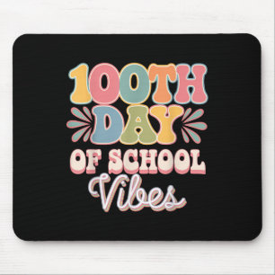 Mousepad 100º Dia da Escola Víbias Sorriso Bonito 100 Dias