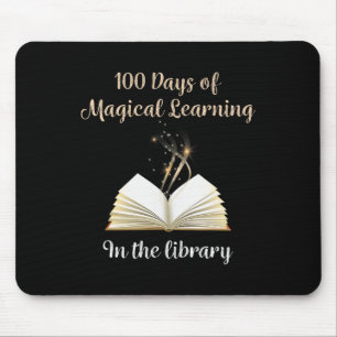 Mousepad 100º Dia De Aventura Mágica De Aprendizado Na Bibl