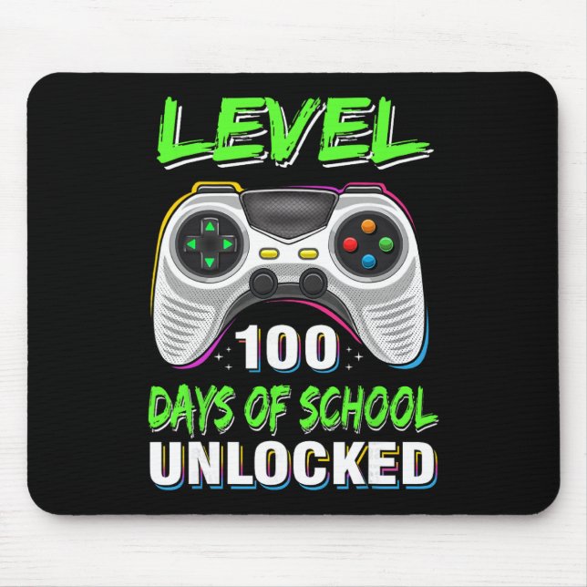 Mousepad 100º Dia De Videos games De Camisas Escolares (Frente)