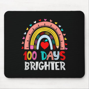 Mousepad 100.º Dia de Professora Escolar 100 Dias Chuva Mai
