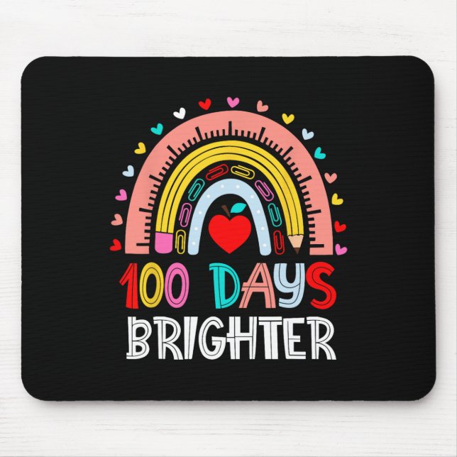 Mousepad 100.º Dia de Professora Escolar 100 Dias Chuva Mai (Frente)