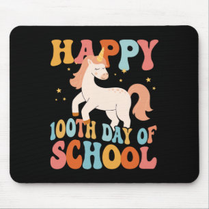 Mousepad 100. º Dia de Professores De Unicórnios Crianças