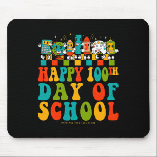 Mousepad 100.º Dia de Professores Estudantes Crianças Groov