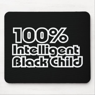 Mousepad 100% de Criança Negra Inteligente
