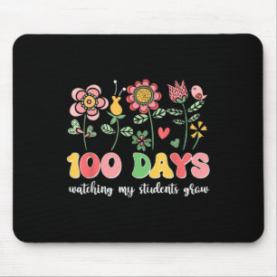 Mousepad 100 dias cultivando flores de boho 100 dias profes