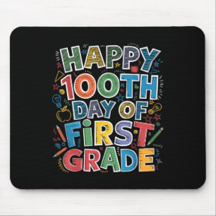 Mousepad 100 Dias Das Primeiras 1ruas Crianças De Professor