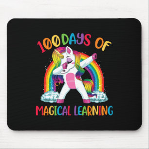 Mousepad 100 dias de aprendizado mágico abbing de garotas u
