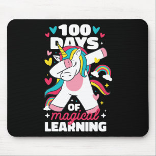 Mousepad 100 dias de aprendizagem mágica 100º dia da escola