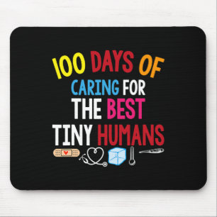 Mousepad 100 dias de assistência à melhor pequena escola hu