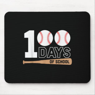 Mousepad 100 Dias De Basebol Escolar 100º Dia Da Escola