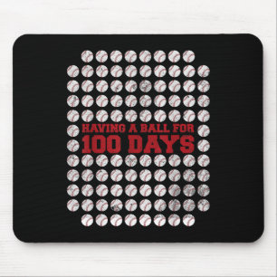 Mousepad 100 Dias De Basebol Escolar 100º Dia Da Escola