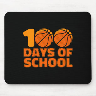 Mousepad 100 Dias De Basquete Escolar 100º Dia Da Escola
