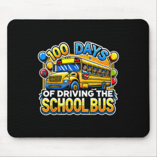 Mousepad 100 Dias De Condução Do Ônibus Escolar 3