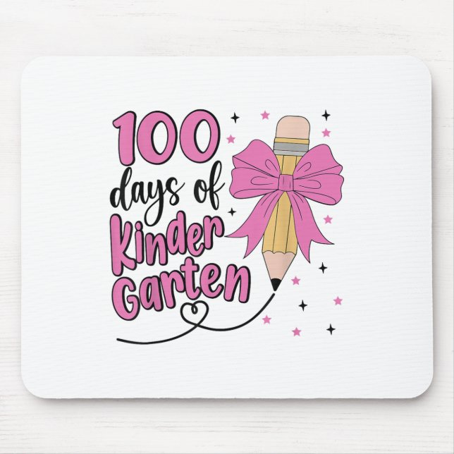 Mousepad 100 Dias De Coquete De Meninas Do Jardim De Infânc (Frente)