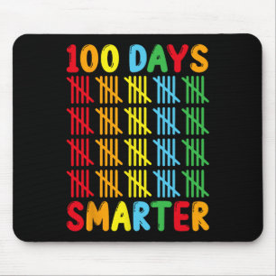Mousepad 100 dias de diversão mais inteligente, professor e
