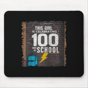 Mousepad 100 Dias De Engraçado Para Meninas 100 Dias De Ens