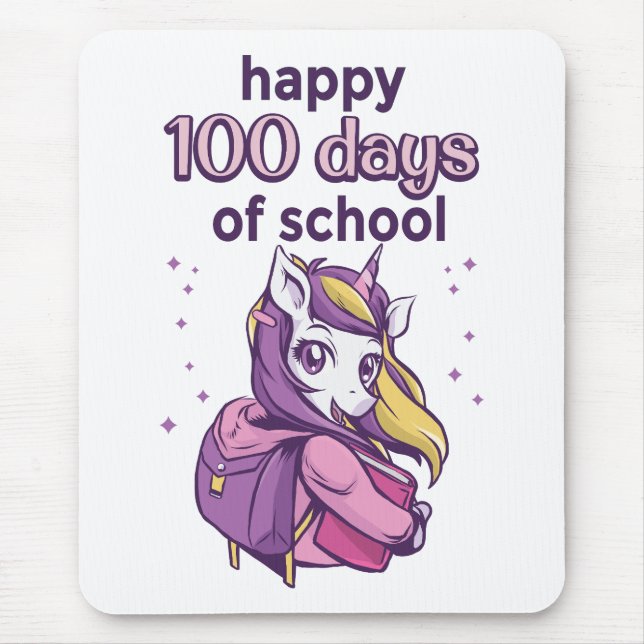 Mousepad 100 dias de escola (Frente)