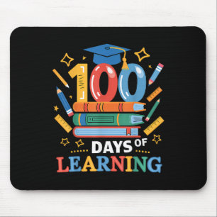 Mousepad 100 Dias De Escola 100 Dias De Professora Aprenden