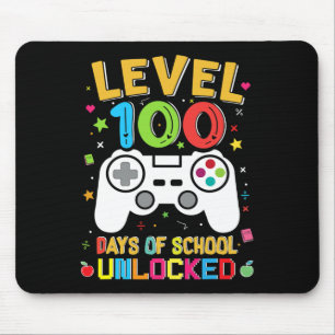 Mousepad 100 Dias De Escola Desbloqueou O Jogador 100º Dia 