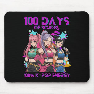 Mousepad 100 Dias De Escola K Pop 100 Dias Mais Fortes Cria