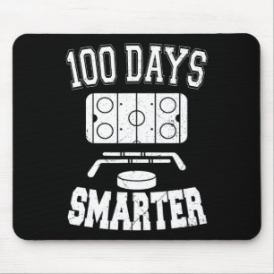 Mousepad 100 Dias De Esportes De Hóquei Mais Inteligentes 1