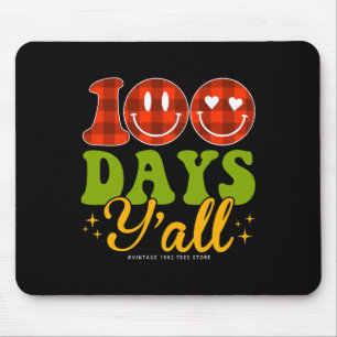 Mousepad 100 Dias De Estudantes Escolares Professores 100 D
