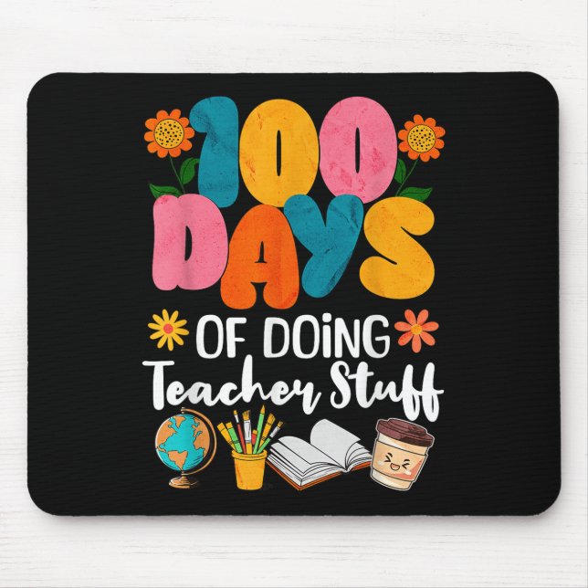 Mousepad 100 Dias De Fazer Coisas De Professores 100 Dias D (Frente)