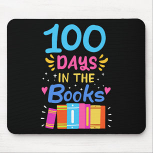Mousepad 100 Dias De Leitura De Estudantes Escolares