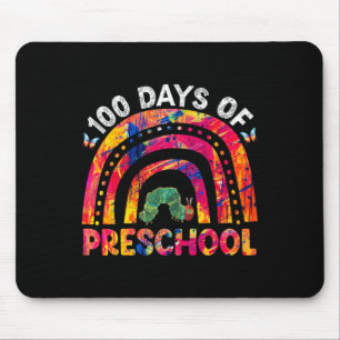 Mousepad 100 Dias De Professora Do Verme Arco Arco-Íris Da