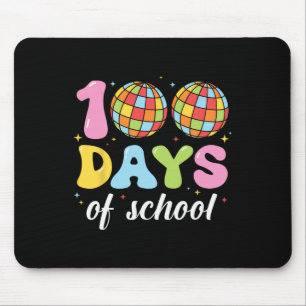 Mousepad 100 Dias De Professores De Bola De Disco Escolar 1