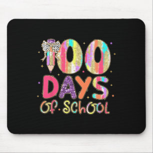 Mousepad 100 Dias De Professores Do Arco De Lápis De Coquet