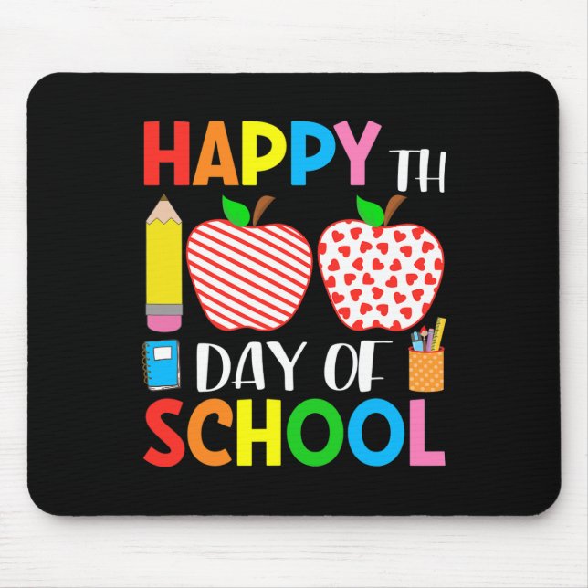 Mousepad 100 Dias De Professores Escolares Professores E Es (Frente)