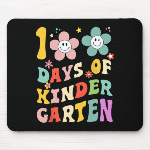 Mousepad 100 Dias Do Jardim Infantil Groovy 100º Dia Da Esc