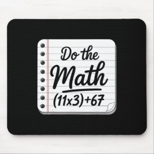 Mousepad 100 Dias Equação Matemática Escolar Faça a Conta 1