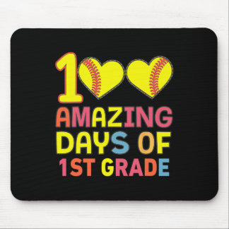Mousepad 100 Dias Incríveis De Placa De Softbyll Da Classe 