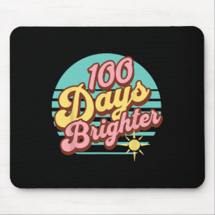 Mousepad 100 Dias Mais Brilhantes Crianças De Professores R