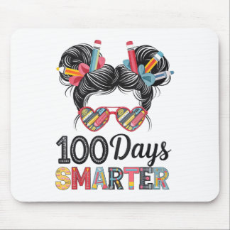 Mousepad 100 Dias Mais Inteligente Cabelo De Onda Mensageir