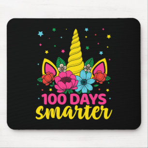 Mousepad 100 Dias Mais Inteligentes Do Unicórnio Meninas Do